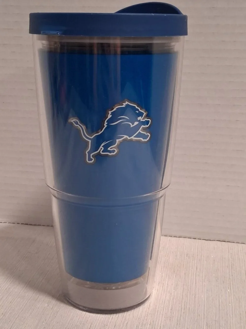 NWOT Detroit Lions NFL double wall hot cold drink tumbler Tervis travel cup